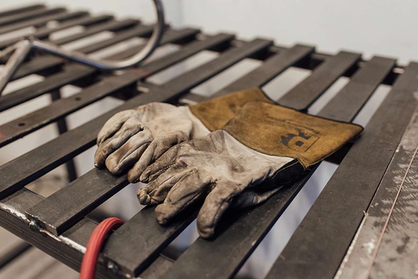 A close up of RichCraft working gloves