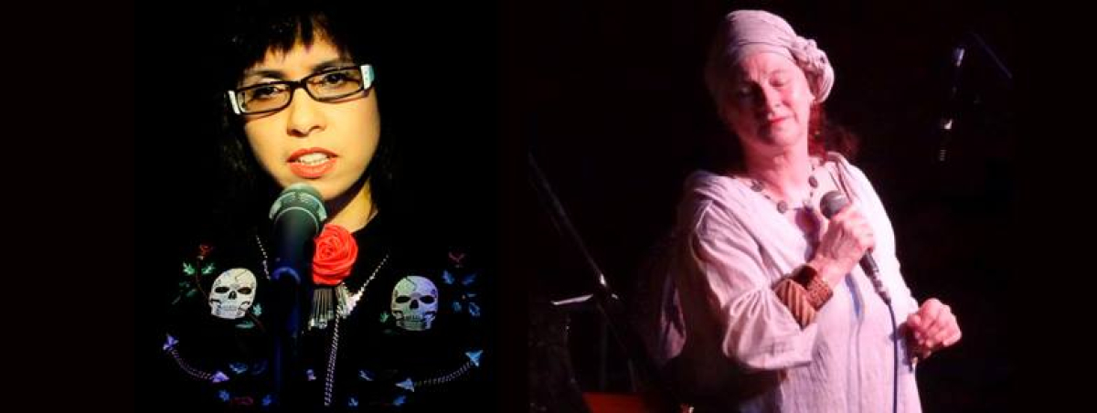 live poetry and music at Hackney Downs Studios.