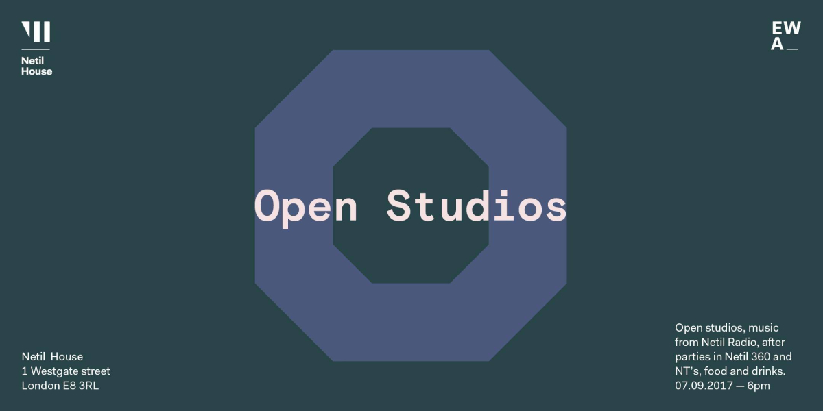 Netil House OPEN STUDIOS poster