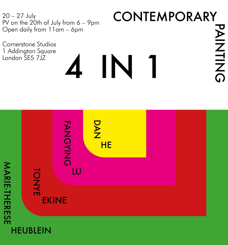 4-in-1 Exhibition at Cornerstone Studios