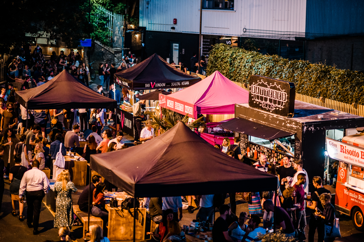 Hackney Downs Vegan Market with Fat Gay Vegan