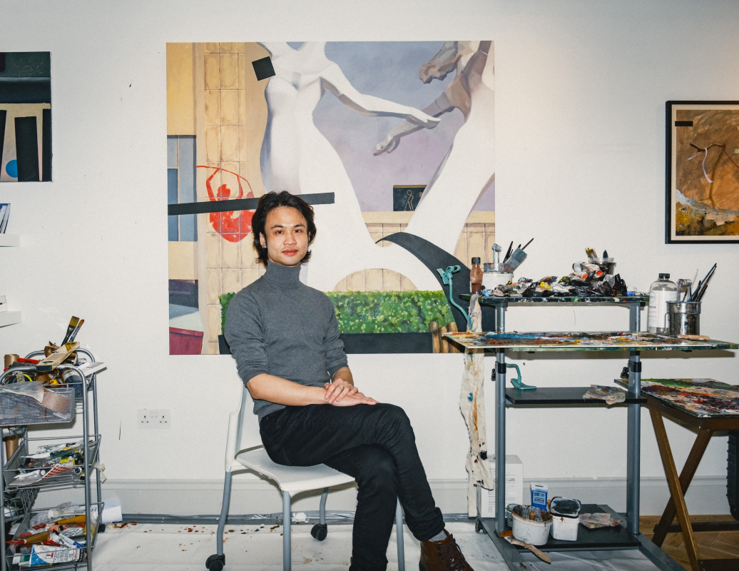 The art-making process, with Yuxiao Ran