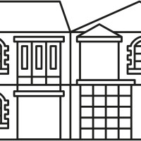Alma Yard building icon illustration