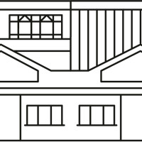 Hackney Downs Studios building illustration