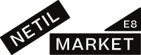 Netil Market logo black on white