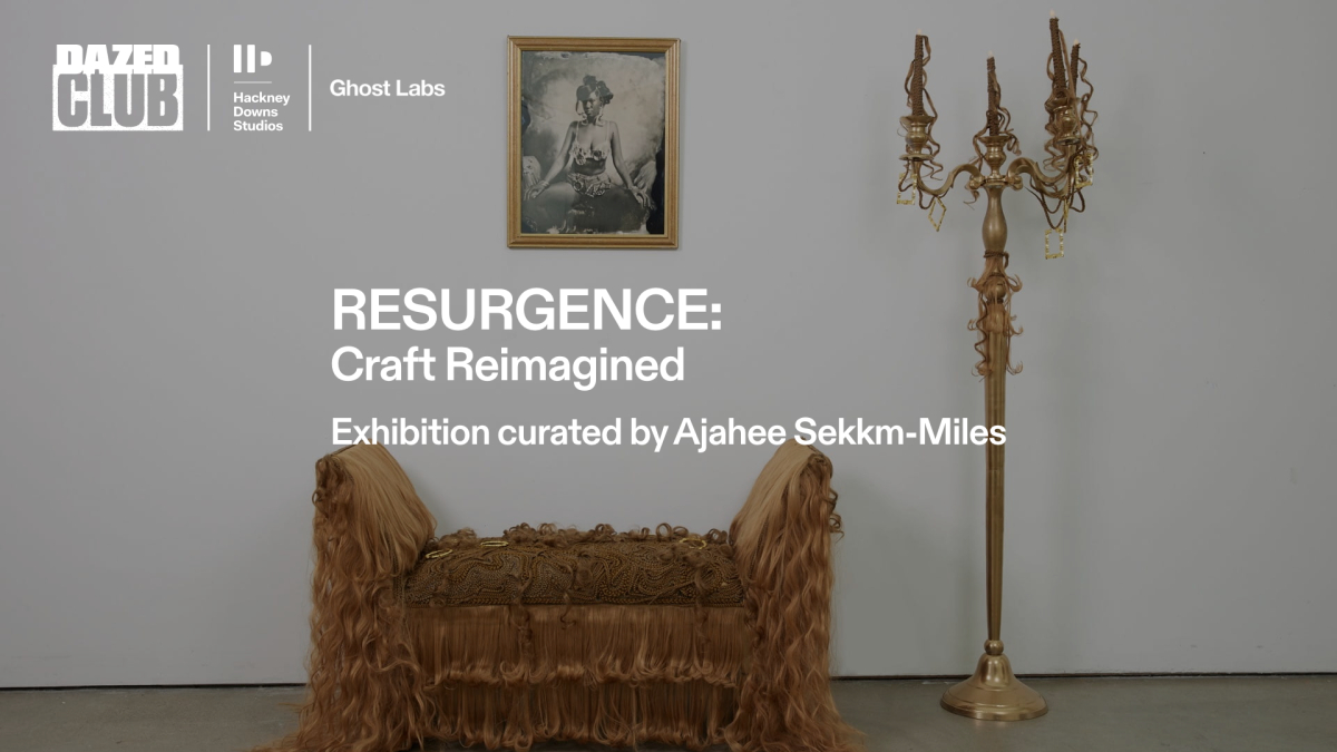 Ajahee Sekkm-Miles 'Resurgence: Craft Reimagined'  in collaboration with Dazed Magazine